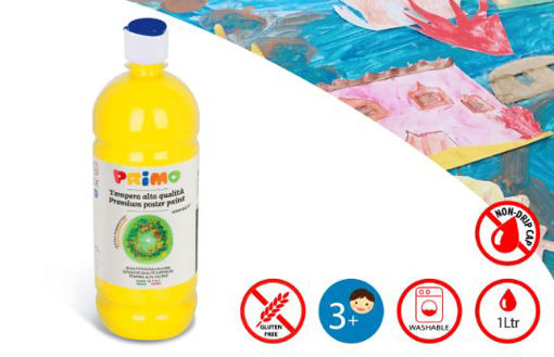 Picture of PRIMO 1000ML POSTER PAINT YELLOW